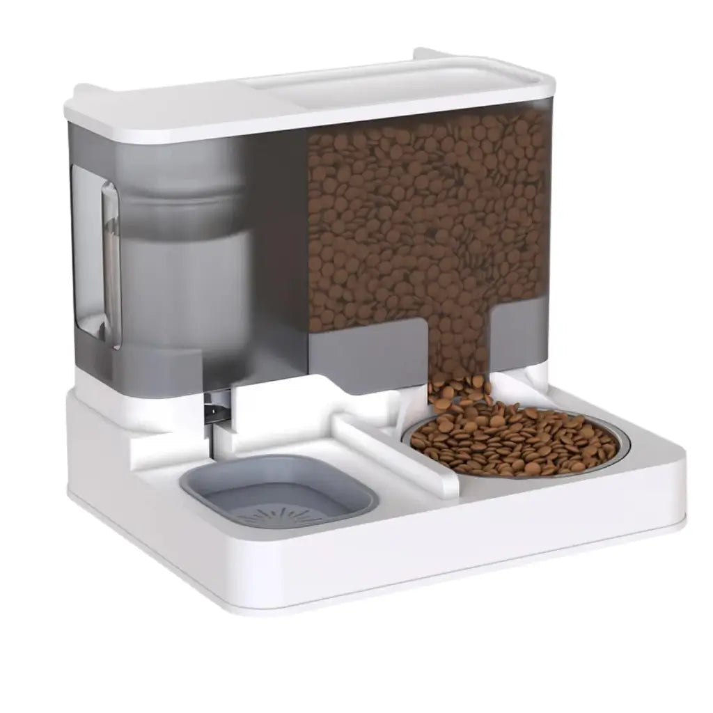 Gravity Pet Feeder & Water Dispenser | No Power Needed