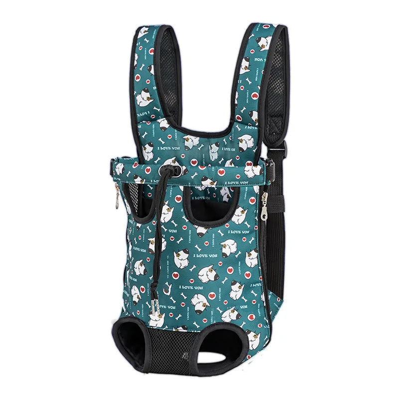 Legs-Out Pet Carrier Backpack | Breathable Mesh & Internal Safety