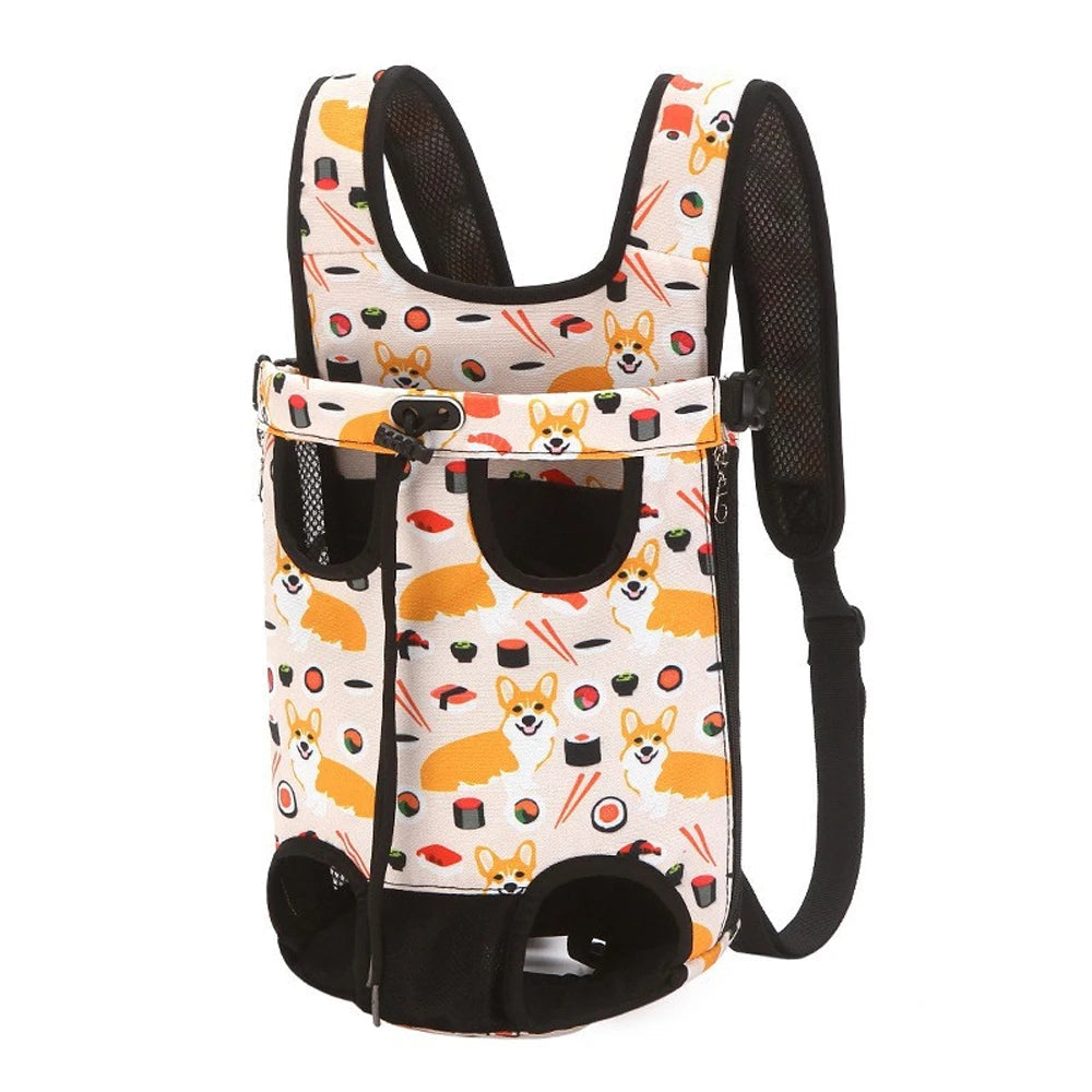 Legs-Out Pet Carrier Backpack | Breathable Mesh & Internal Safety