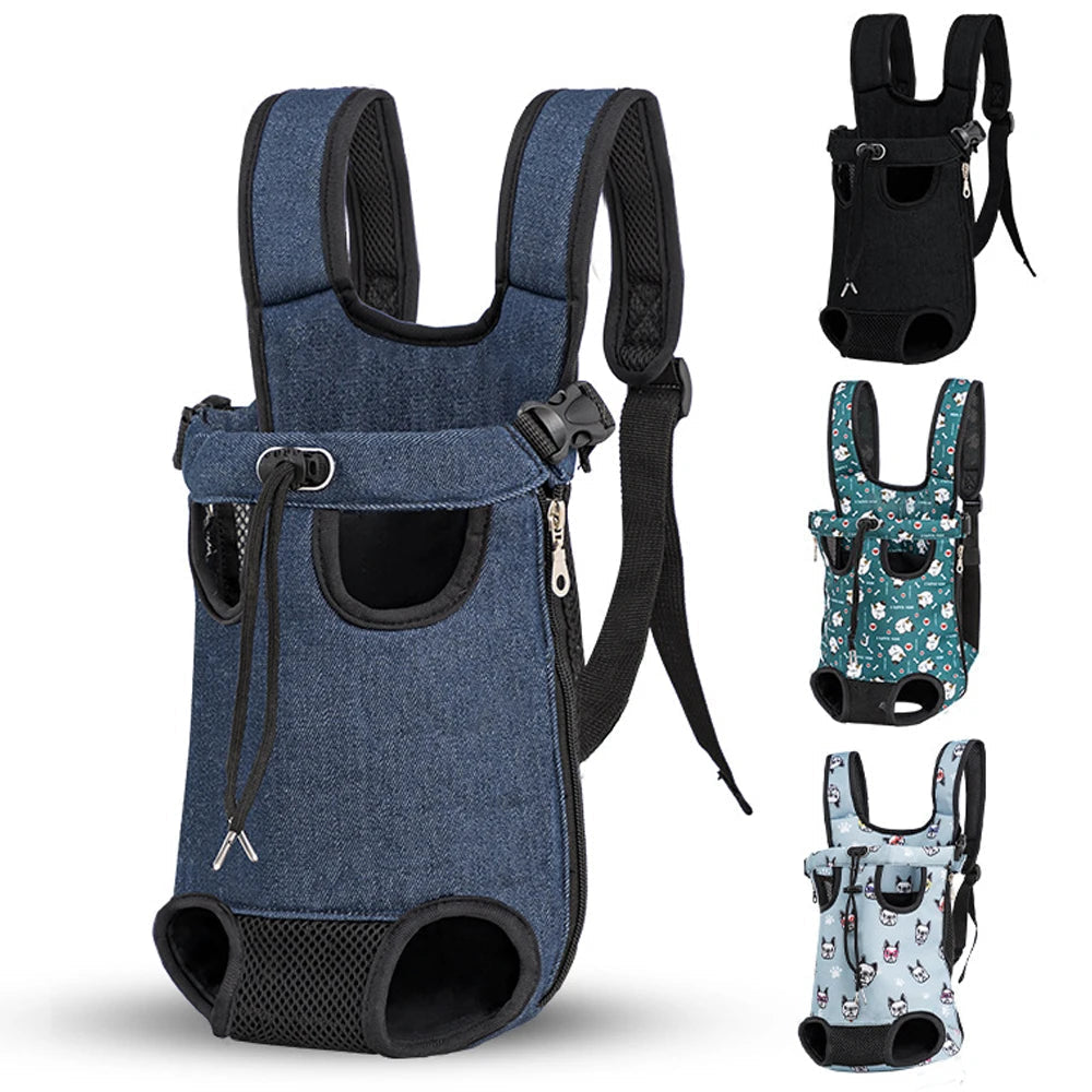 Legs-Out Pet Carrier Backpack | Breathable Mesh & Internal Safety