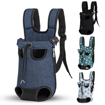 Legs-Out Pet Carrier Backpack | Breathable Mesh & Internal Safety