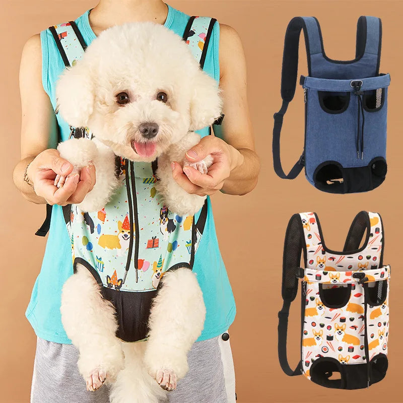 Legs-Out Pet Carrier Backpack | Breathable Mesh & Internal Safety