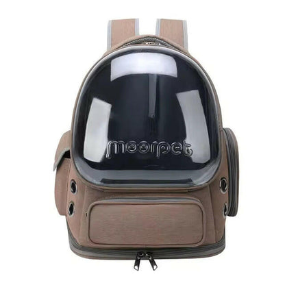 Bubble Window Pet Carrier Backpack | Breathable Mesh & Padded Straps