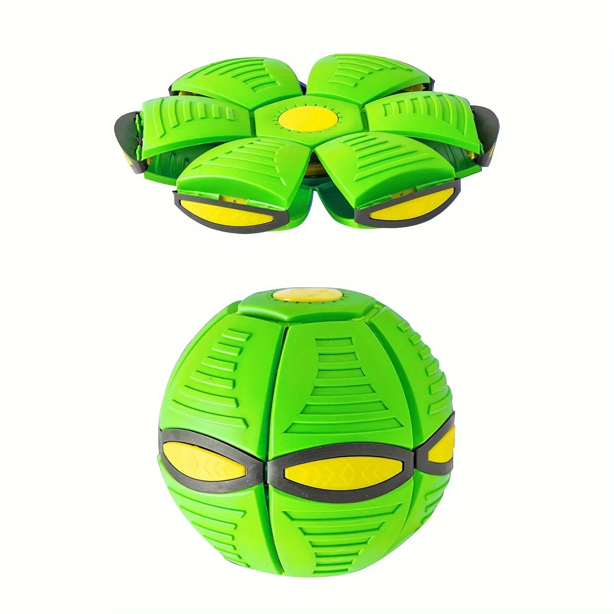 Transform Flying Saucer Dog Ball | Disc-to-Ball Fetch Toy