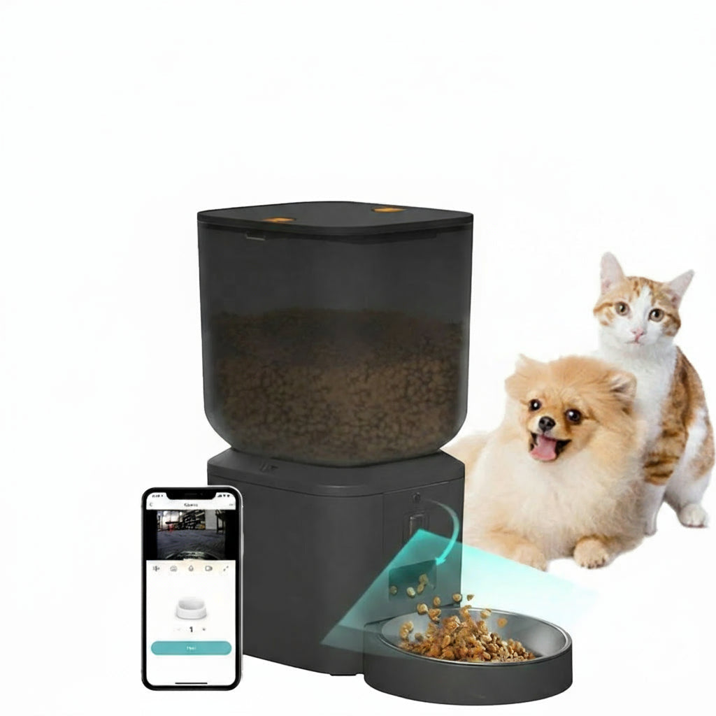 Smart Pet Feeder with Camera | 8L WiFi Two-Way Audio & App Meals