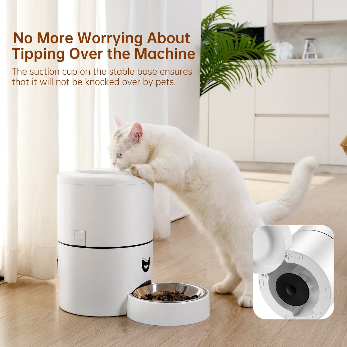 Automatic Pet Feeder for Consistent Meals | App Schedule & 4L Hopper