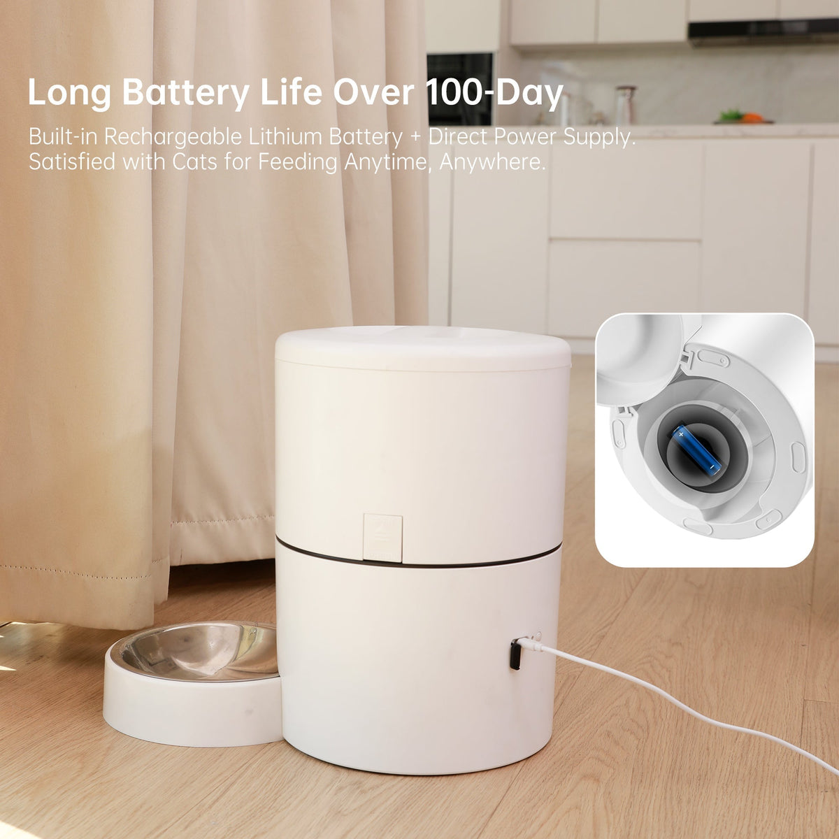 Automatic Pet Feeder for Consistent Meals | App Schedule & 4L Hopper
