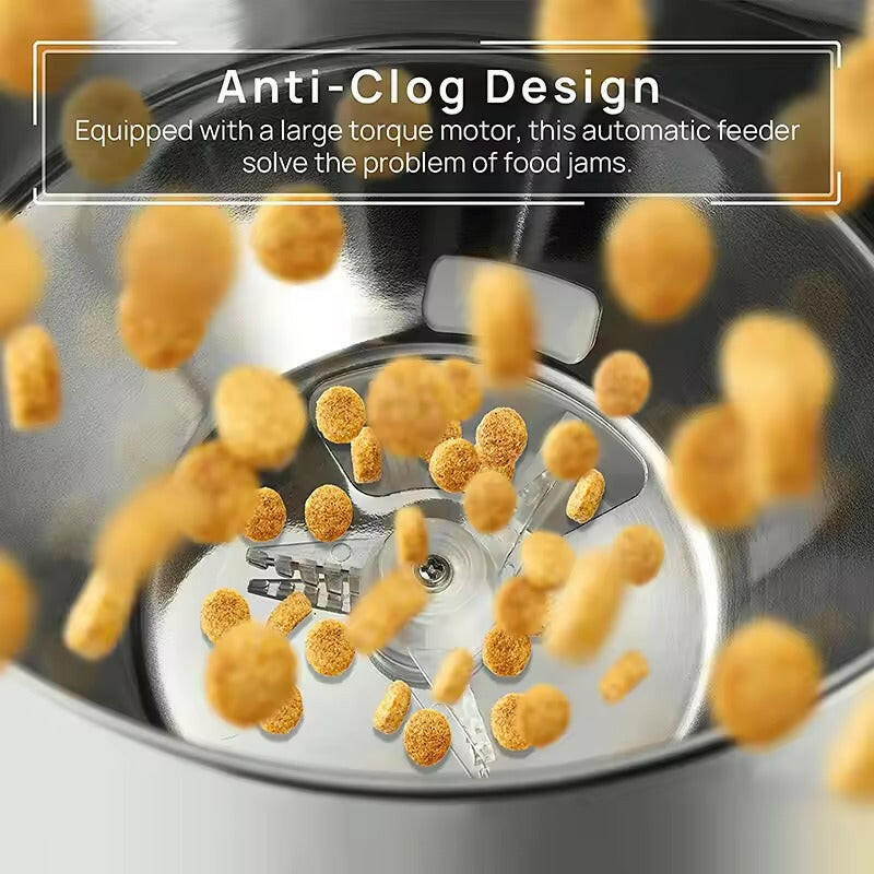 4.5L Automatic Pet Feeder | App Control, Voice Recording & Dual Bowl
