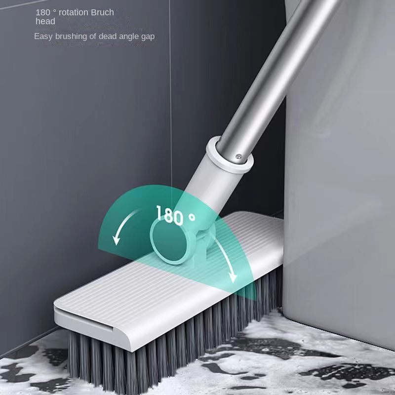 Pet Hair Broom & Dustpan Set | Built-In Hair Comb & Ergonomic Handle