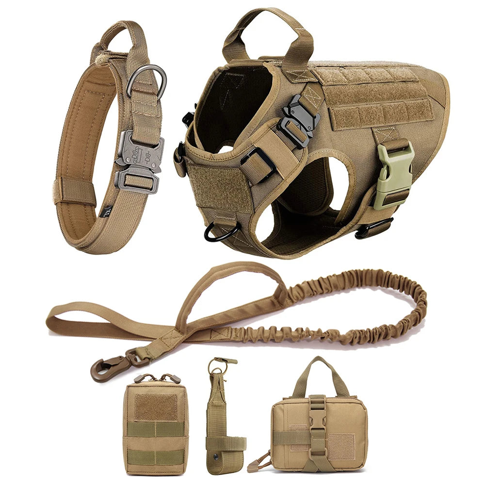 Tactical Dog Harness Vest for Walks & Training