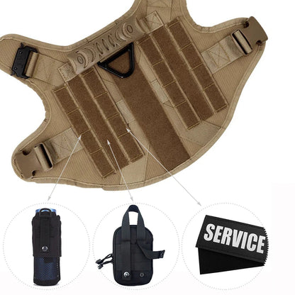 Tactical Dog Harness Vest for Walks & Training