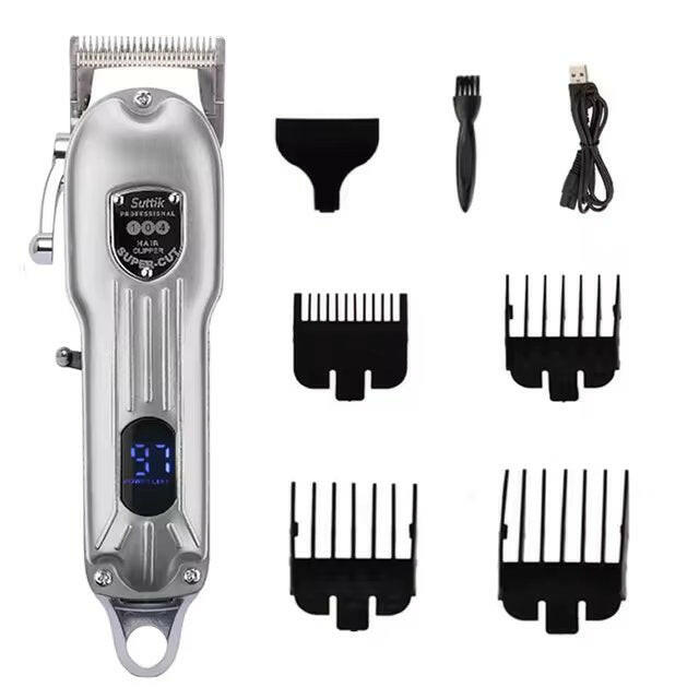 Cordless Dog Grooming Clipper Kit | 7000 RPM All-Metal Body & 4 Guide