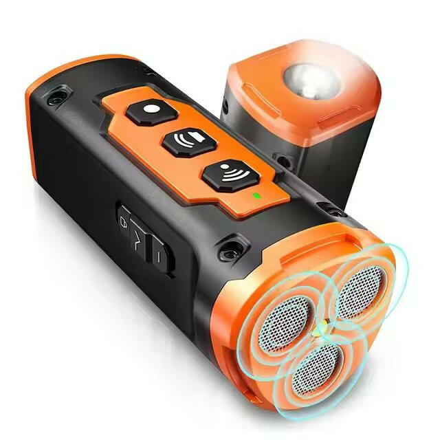 Ultrasonic Dog Training Device | 3 Sonic Emitters, 50ft Range & LED Flashlight