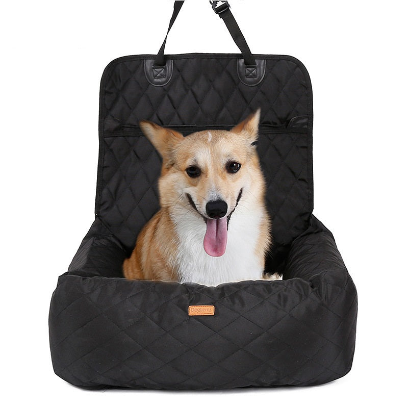 2-in-1 Pet Car Seat Bed for Dogs & Cats