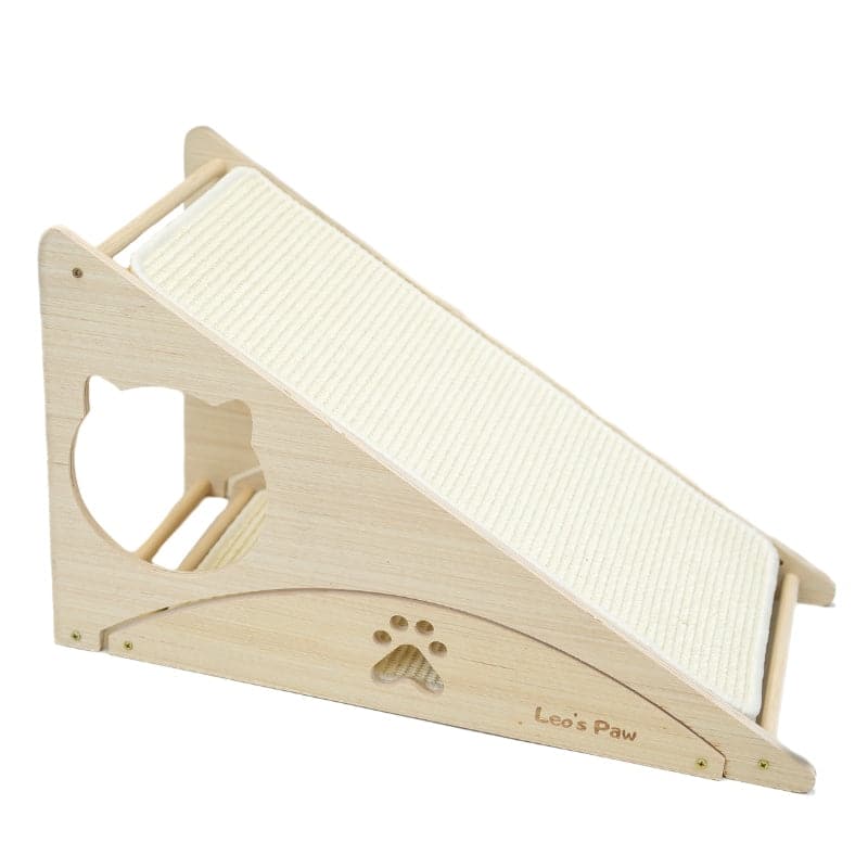 Cat Scratch and Play Ramp | 3-in-1 Climb Scratcher & Condo