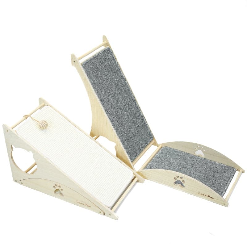 Cat Scratch and Play Ramp | 3-in-1 Climb Scratcher & Condo